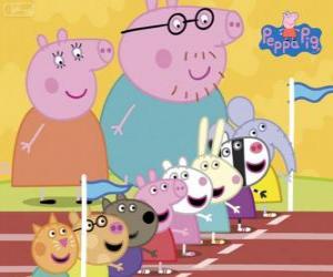 Układanka Peppa Pig i jego przyjaciele, przygotowane do kariery