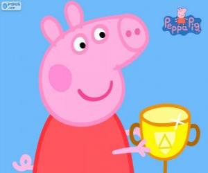 Układanka Peppa Pig wygrywa Puchar