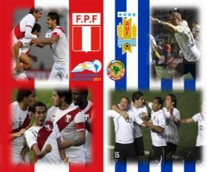 Układanka Peru - Urugwaj, półfinały, Copa América Argentyna 2011