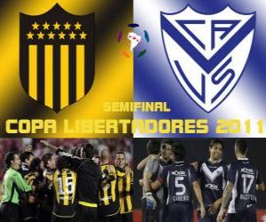 Układanka Peñarol Montevideo - Velez Sarsfield. Copa Libertadores 2011 Półfinał