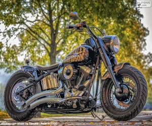 Układanka Piękny Harley-Davidson