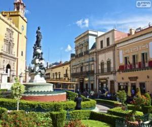 Układanka Plaza de la Paz, Guanajuato, Meksyk