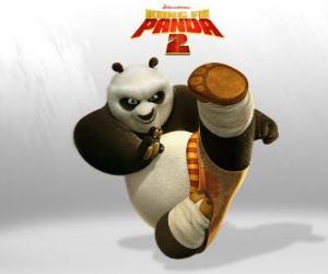 Układanka Po jest głównym bohaterem przygody film Kung Fu Panda 2