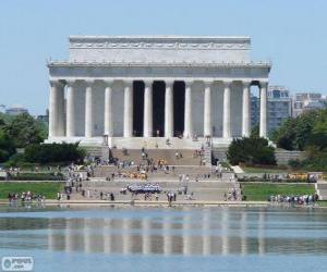 Układanka Pomnik do Lincoln, Waszyngton, Stany Zjednoczone Ameryki