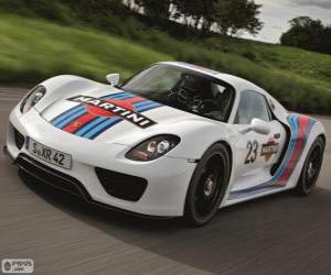 Układanka Porsche 918 Spyder Martini Racing