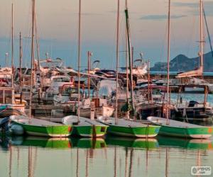 Układanka Port L'Estartit, Katalonia, Hiszpania