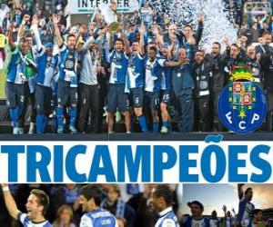Układanka Porto, Portugalia piłka nożna Liga 2012-2013 mistrz, pierwszej lidze
