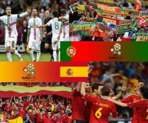 Układanka Portugalia - Hiszpania, półfinały Euro 2012