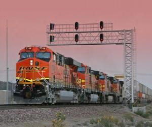 Układanka Przedsiębiorstwo kolejowe, Burlington SANTA FE (BNSF) US