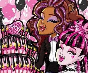 Układanka Przyjęcie urodzinowe na Monster High