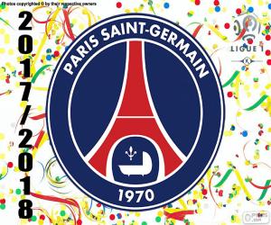 Układanka PSG, mistrz Ligue 1 2017-2018