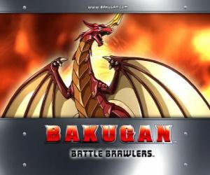 Układanka Pyrus Drago jest Bakugan strażnika Dan
