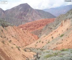 Układanka Quebrada de Humahuaca, Jujuy, Argentyna