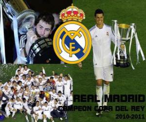 Układanka Real Madrid 2010 Copa del Rey-2011 mistrz