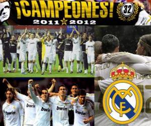 Układanka Real Madryt, mistrz ligi hiszpańskiej piłki nożnej 2011-2012