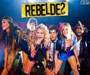 Układanka RebeldeS brazylijski zespół muzyczny, który urodził się w operze mydlanej Rebelde Rio