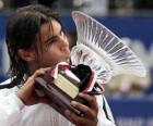 Rafa Nadal whit trofeum