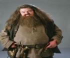 Zakrzemarski Hagrid, pół-olbrzyma, który jest strażnikiem kluczy i Podstawa Hogwartu
