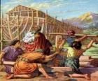 Noe zbudował arkę, aby ocalić od powszechnego potopu wybiera