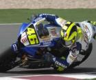 Valentino Rossi pilotowanie jej moto GP