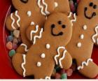 Gingerbread Man, pliki cookie lub ciastek z piernika