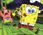 SpongeBob Kanciastoporty i jego przyjaciel, Patrick Star jazdy