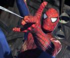 Spider-Man twarz z maską i odzieży specjalnej