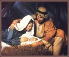Święta Rodzina - Józefa, Maryi i Dzieciątka Jezus w żłobie