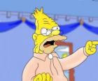 Dziadek Abraham ojciec Simpson Homer Simpson