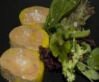 Foie gras mi-cuit z sałatką