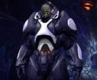 Darkseid, tyran odległego świata Apokolips zwanych kosmicznych bogów.