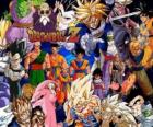 Kilka postaci z Dragon Ball