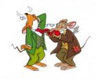 Geronimo Stilton ze swoim ojcem