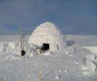 Igloo w kształcie kopuły snowhouse