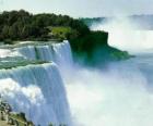 Wodospad Niagara, obszerne wodospady na granicy pomiędzy USA i Kanada