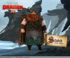 Stoick tradycyjne Viking szef