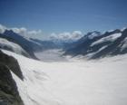 Alpach Szwajcarskich Jungfrau-Aletsch, Szwajcaria.