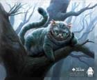 Kot-Dziwak z Cheshire, Kot z Cheshire spoczywała na gałęzi drzewa