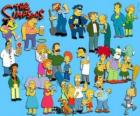 Kilka postaci z The Simpsons