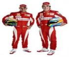 Felipe Massa i Fernando Alonso kierowców Ferrari