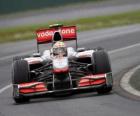 Lewis Hamilton podczas wyścigu - McLaren - Melbourne 2010