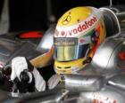Kask z Shanghai Lewis Hamilton - McLaren - 2010