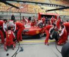 Ferrari pit stop praktyki, Szanghaj 2010