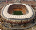 Widok na stadion FNB lub Soccer City Stadium (88.460), Johannesburg