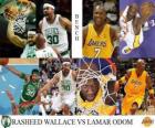 Finały NBA 2009-10, Ława, Rasheed Wallace (Celtics) vs Lamar Odom (Lakers)