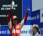 Fernando Alonso - Ferrari - Montreal, 2010 (3 pozycję)