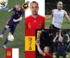 Andrés Iniesta (Sweet Iniesta) Hiszpański pomocnik National Team