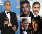 George Clooney aktor filmowy i telewizyjny, zdobył Oscara i Złotego Globu
