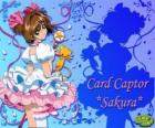 Sakura, Captor karty z jednym z jej sukienki obok Kero