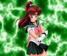 Makoto Kino staje się Sailor Jupiter, Czarodziejka z Jowisza